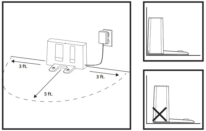 Shark 2000 Series RV2000 Robot Vacuum Cleaner - DOCK SETUP 1