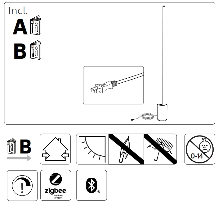 PHILIPS hue Personal Wireless Lighting Signe Floor - fig