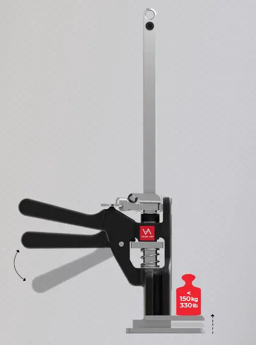 VIKING ARM VA0008 Handheld Jack Bar Clamp Labor Saving Tool 2