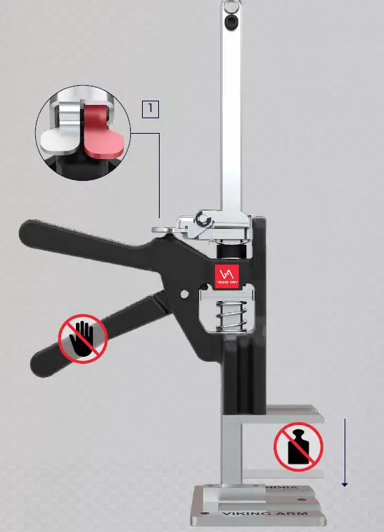 VIKING ARM VA0008 Handheld Jack Bar Clamp Labor Saving Tool 4
