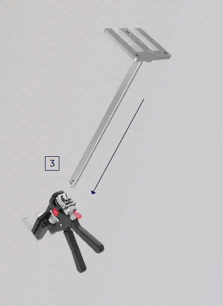 VIKING ARM VA0008 Handheld Jack Bar Clamp Labor Saving Tool 6