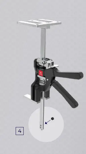 VIKING ARM VA0008 Handheld Jack Bar Clamp Labor Saving Tool 7