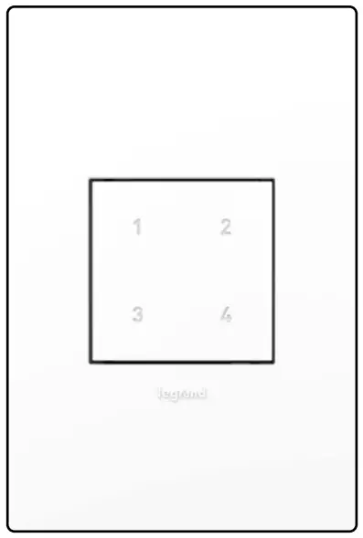 legrand WNACB40 Wireless Smart Scene Controller with Netatmo