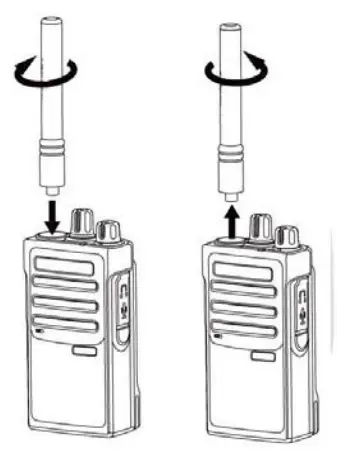 HYDX D1000 Digital DMR Two Way Radio 2