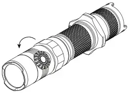 NITECORE MT22C Compact Tactical - Ajdusting