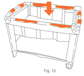 babytrend PY86XXXC Lil Snooze Deluxe II Nursery Center Playard Instruction Manual - Fig. 12