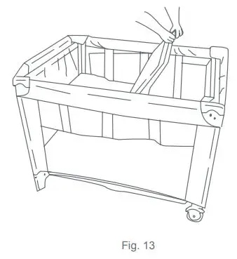 babytrend PY86XXXC Lil Snooze Deluxe II Nursery Center Playard Instruction Manual - Fig. 13