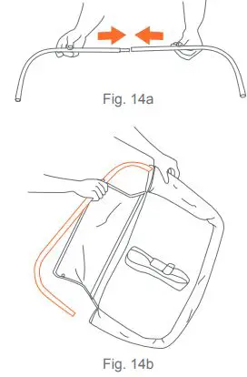 babytrend PY86XXXC Lil Snooze Deluxe II Nursery Center Playard Instruction Manual - Fig. 14a,b