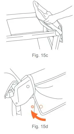 babytrend PY86XXXC Lil Snooze Deluxe II Nursery Center Playard Instruction Manual - Fig. 15c,d