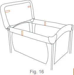 babytrend PY86XXXC Lil Snooze Deluxe II Nursery Center Playard Instruction Manual - Fig. 16