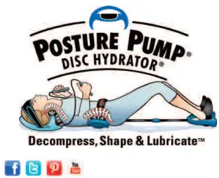 POSTURE 2000 Elliptical Back Rocker Disc Hydrator - fig 1