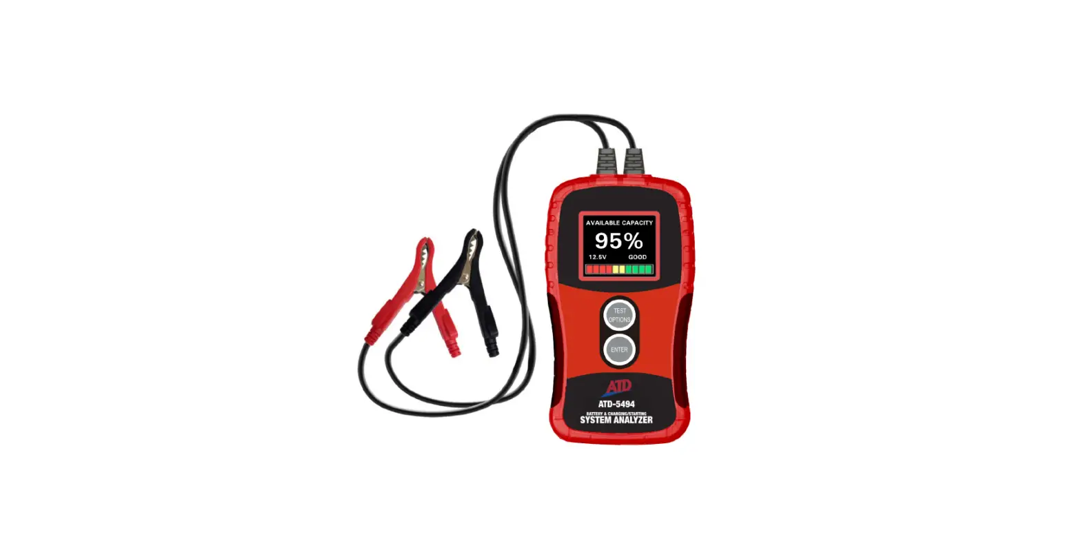 Atd-5494 Battery Condition And Charging System Tester User Manual