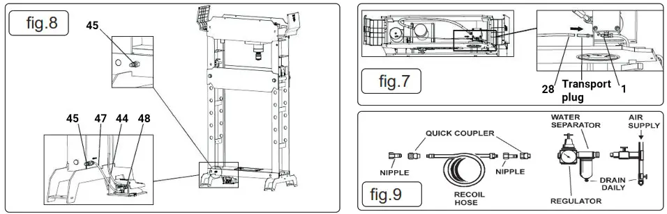 SEALEY PPF301S 30 Tonne Floor Type Premier Air or Hydraulic Press - ASSEMBLY 2
