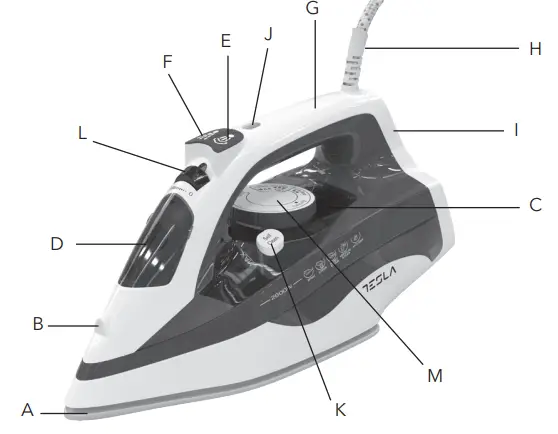 TESLA IR301BL Steam Iron 1