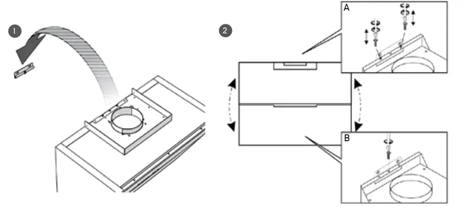 LAPETEK-JONA-Slim X2-60-60cm-Wall-Mount Kitchen-Hood-FIG30