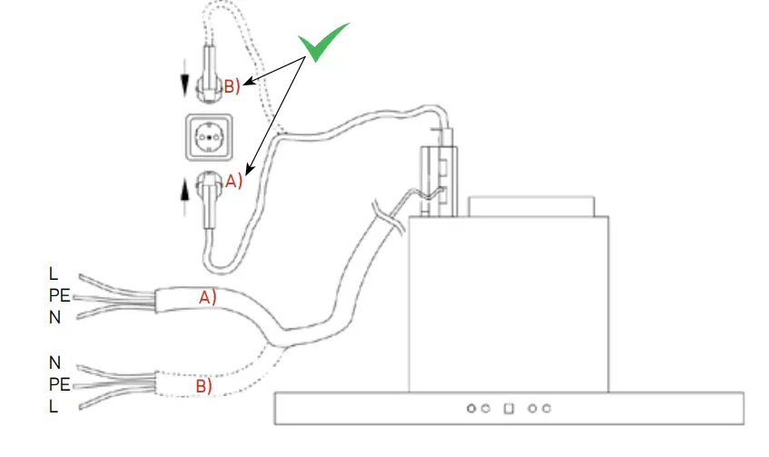 LAPETEK-JONA-Slim X2-60-60cm-Wall-Mount Kitchen-Hood-FIG31