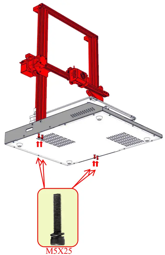 CREALITY CR 10S Pro 3D Printer - Gantry Frame Installation