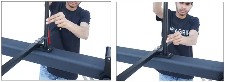 PROAIM JB FR4T 02 24ft Fraser Camera Jib Crane Package - Cable Guide Rods Setup 3