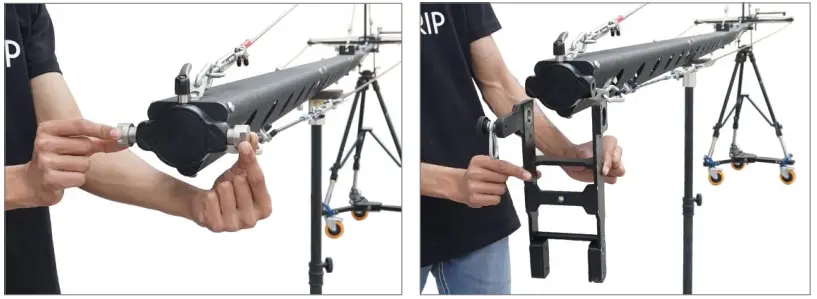 PROAIM JB FR4T 02 24ft Fraser Camera Jib Crane Package - Head Section Setup 1