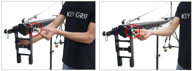 PROAIM JB FR4T 02 24ft Fraser Camera Jib Crane Package - Head Section Setup 2