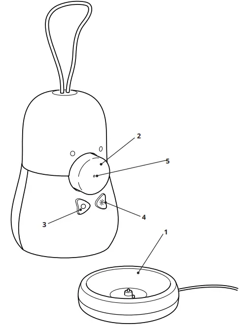 IKEA VAPPEBY Bluetooth speaker lamp, outdoor-6