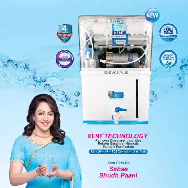Kent Ace Plus Mineral RO Water Purifier - Cover