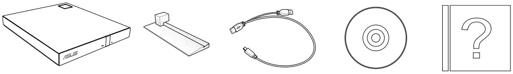 ASUS SBC 06D2X U External Slim Blu Ray Drive - Fig 1