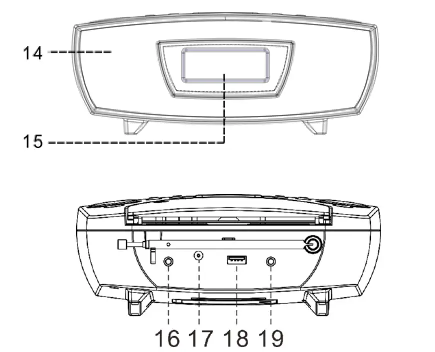 soundmaster URD480SW DAB+ FM Digital Radio Alarm Clock 6