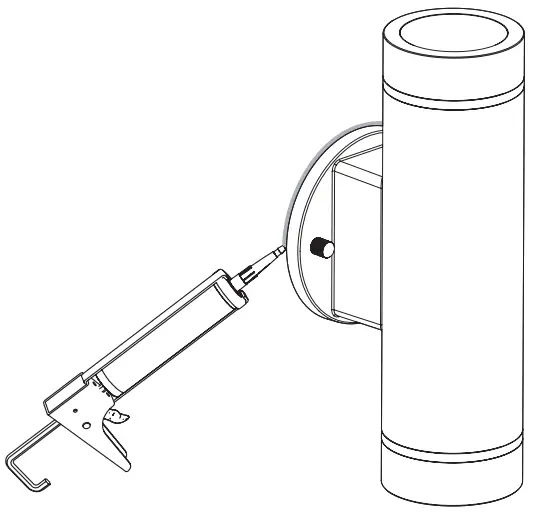 artika OUT-C7LC-WT Stainless Steel Outdoor Wall Light - Fig 6