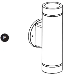 artika OUT-C7LC-WT Stainless Steel Outdoor Wall Light - sambol 6