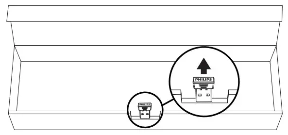 PHILIPS SPK6307BL 3000 Series Wireless Keyboard - Connection 3