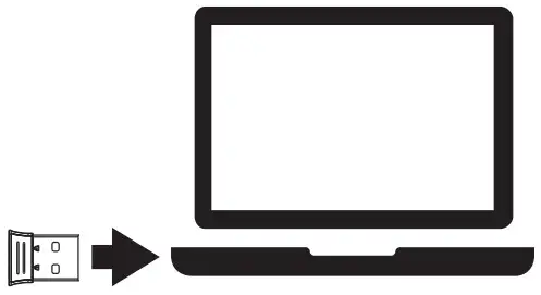 PHILIPS SPK6307BL 3000 Series Wireless Keyboard - Connection 4