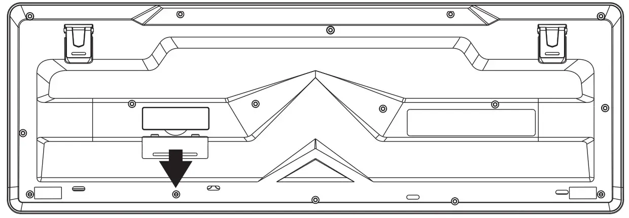 PHILIPS SPK6307BL 3000 Series Wireless Keyboard - Connection
