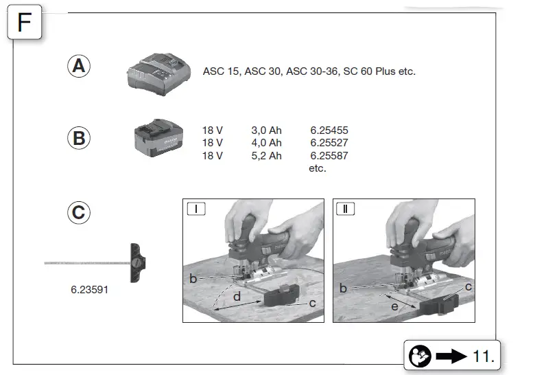metabo STA 18 LTX 140 Cordless Jigsaw FIG (6)