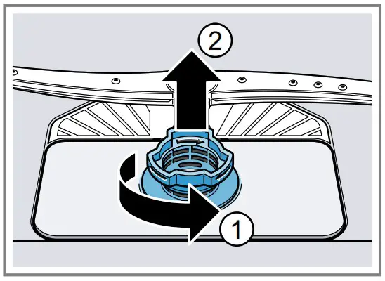 BOSCH SMV2ITX18E Series 2 Built In Dishwasher - Cleaning and servicing 1