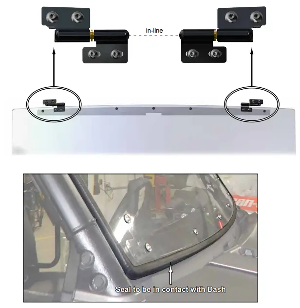 SUPER-ATV-IN-FWS-P-RAN-001-Polaris-Ranger-1000-Scratch-Resistant-Flip-Windshield-FIG-10 - Copy