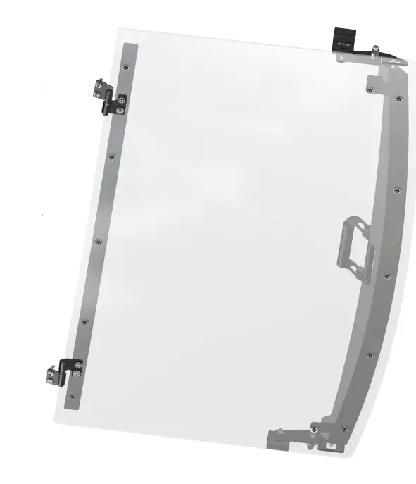 SUPER-ATV-IN-FWS-P-RAN-001-Polaris-Ranger-1000-Scratch-Resistant-Flip-Windshield-FIG-4 - Copy