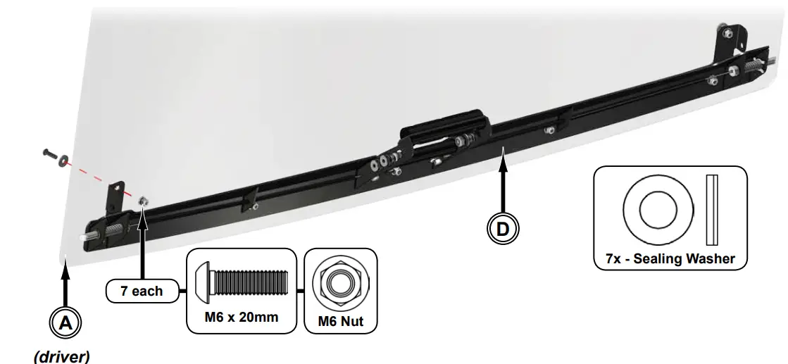 SUPER-ATV-IN-FWS-P-RAN-001-Polaris-Ranger-1000-Scratch-Resistant-Flip-Windshield-FIG-7 - Copy