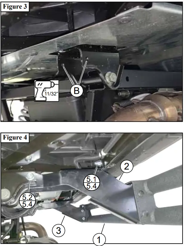 KFI Products 102000 Rear Double Tube Bumper fig 2