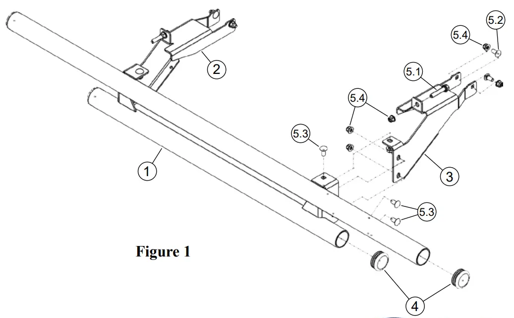 KFI Products 102000 Rear Double Tube Bumper fig 4