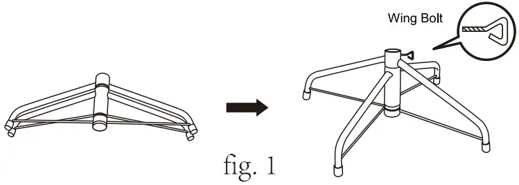 Ashland 694616 ASH Tree 7 Feet Snowy Spruce - Figure 1