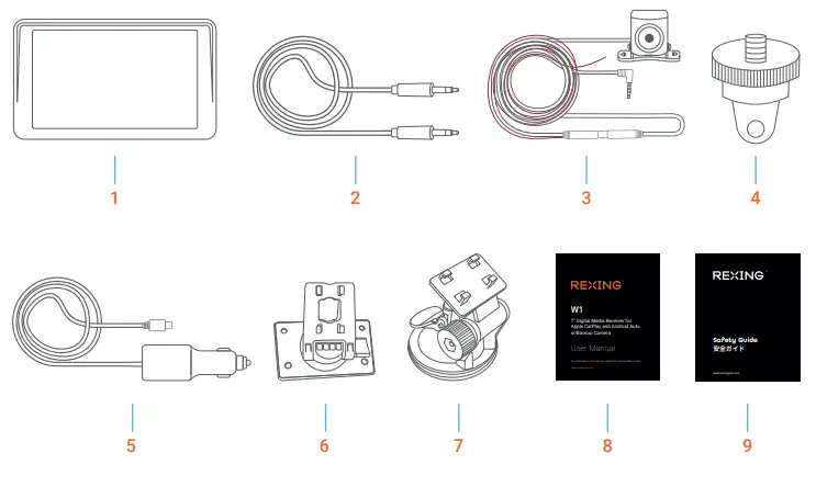 REXING-Inches-Multimedia-Receiver-WITH-Backup-Camera-2