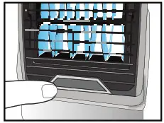 JML Arctic Air Go- adjust fan speed.