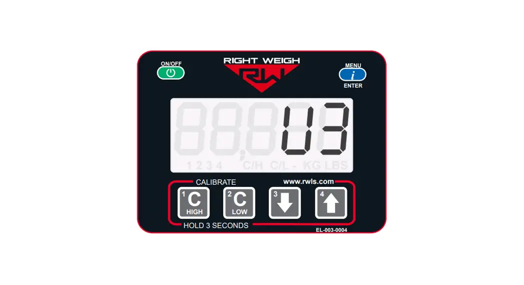 Right Weigh 201-ebt-30b Exterior Digital Spring Suspension Scale Installation Guide