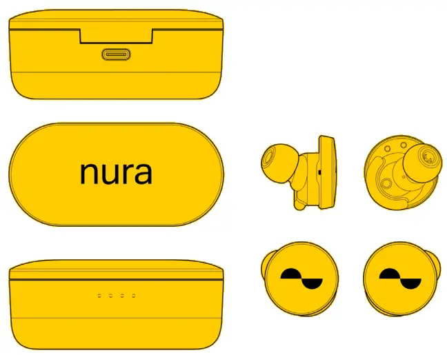 FOOL'S GOLD Nuratrue Wireless Earbuds FIG 1