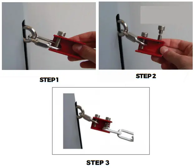 Parklio Folding Chain Barrier - Figure 5