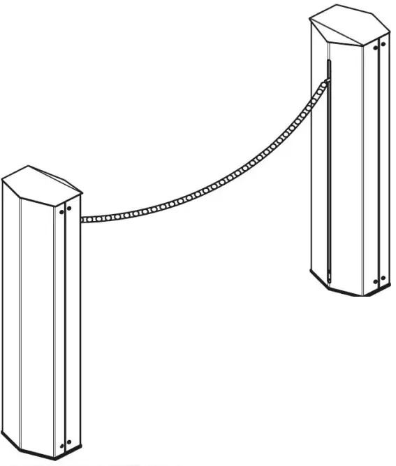 Parklio Folding Chain Barrier