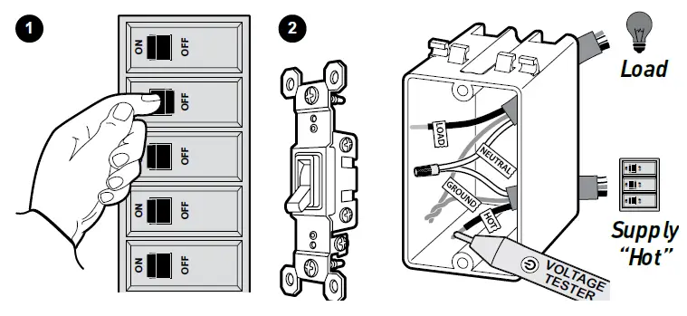 legrand WNRL10 Radiant Single Pole Universal Wall-01