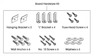 board hardware kit