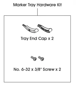 marker tray kit